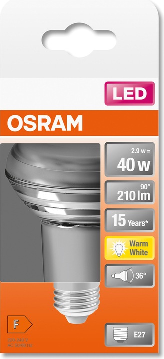 Produktbild Osram Led Star R63 (E27, 2.60 W, 210 lm, 1 x, F)