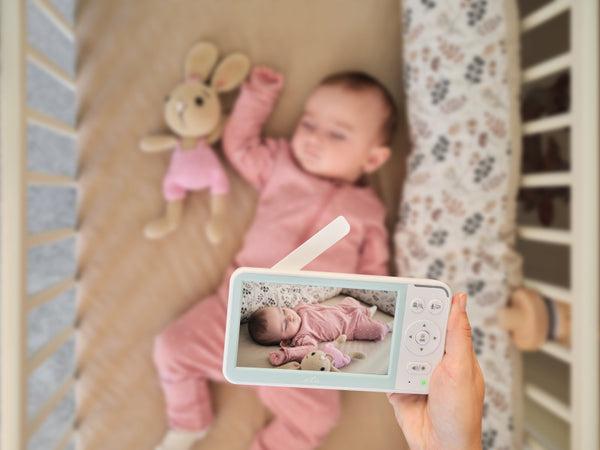 Immagine prodotto ETA | Baby Monitor | 530690000 MIMI | Telecamera flessibile | Bianco/verde (Video e audio, 50 m)