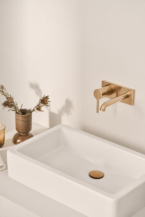 Actual product image Hansa VANTIS Style Set de finition pour mitigeur de lavabo, encastré, saillie 179mm, 5480210781