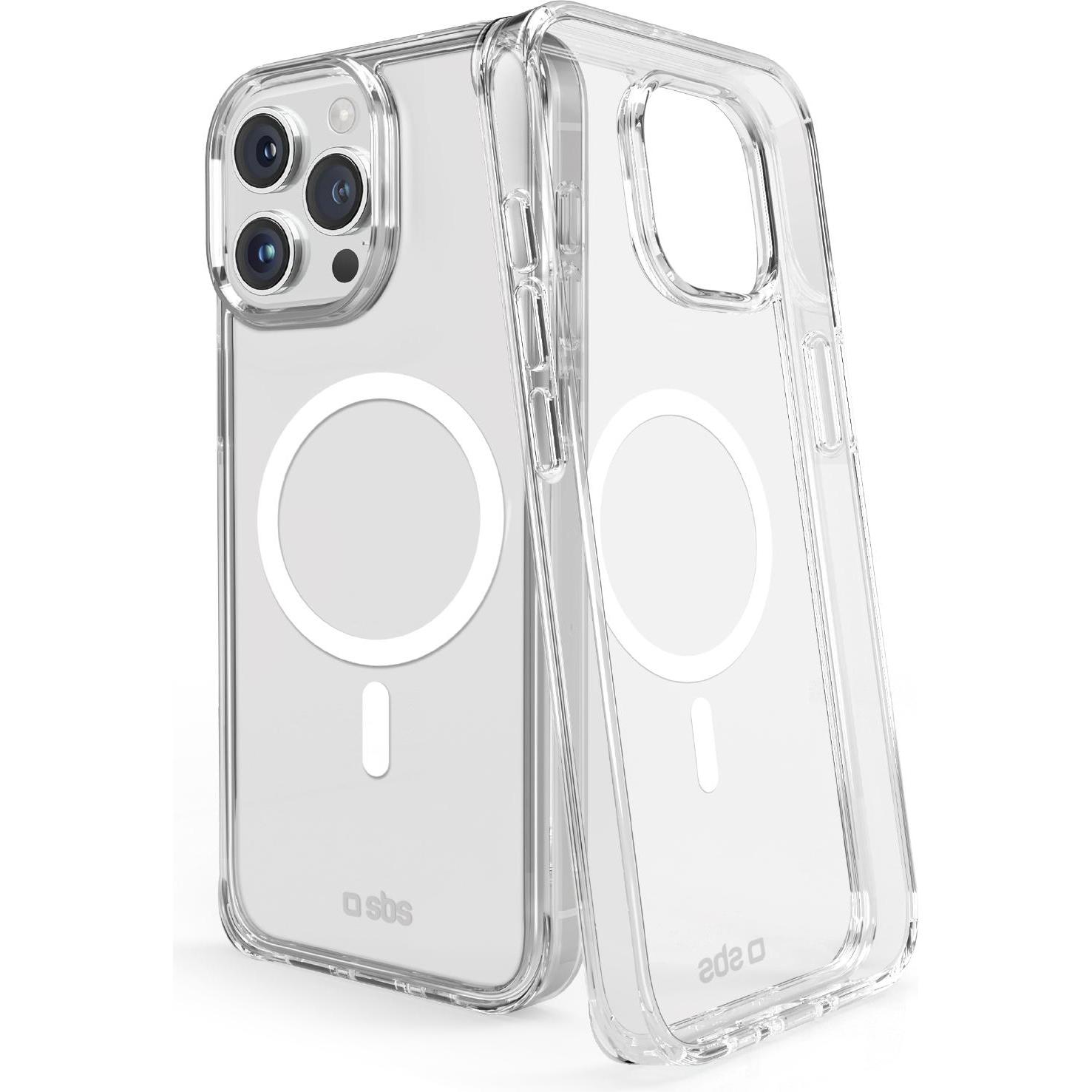 Thumbnail - SBS Light Mag Cover kompatibel für iPhone 16 Pro Max transparent (Apple iPhone 16 Pro Max), Smartphone Hülle, Transparen...