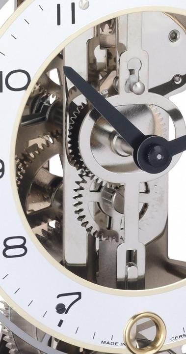 Productafbeelding Hermle Tafelklok in puristisch Design mit mechanischem Uhrwerk und 14 Tagen Laufzeit