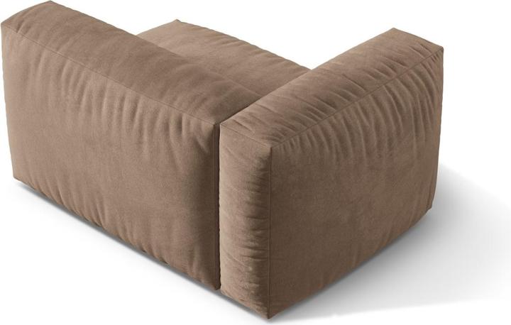 Image du produit Micadoni Chauffeuse Gauche, "Martina", 1 Place, 121x106x75 Fabriqué en Europe (Canapé modulaire, 1 place)
