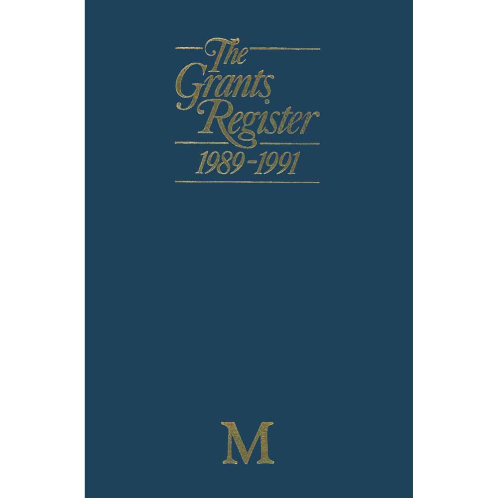 The Grants Register 1989-1991, Fachbücher von Craig Alan Lerner