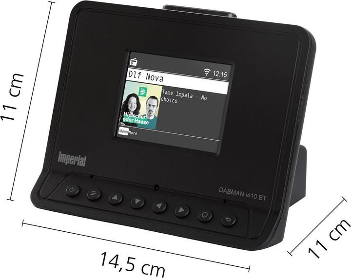Produktbild Imperial Dabman i410 BT (DAB+, FM, Internetradio, UKW, Bluetooth, WLAN)