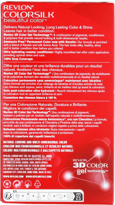 Immagine prodotto Revlon Professional Inchiostro COLORSILK #60-rubio oscuro cenizo (60)