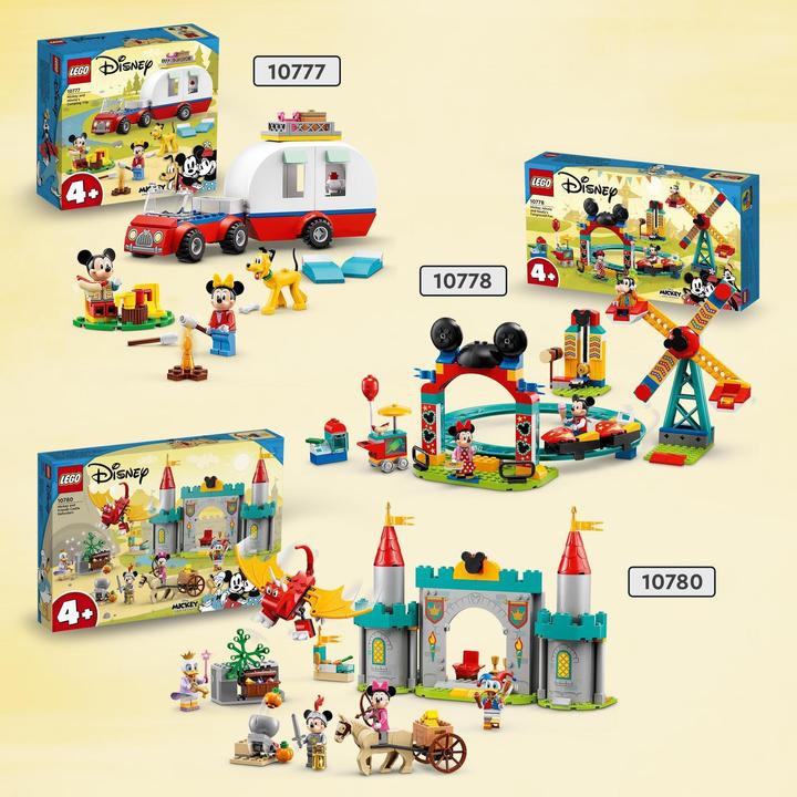 Productafbeelding LEGO Mickey, Minnie en Goofy op de kermis (10778, LEGO Disney)