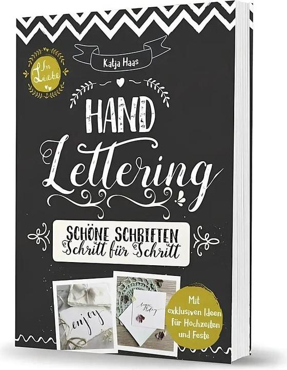 Actual product image Handlettering: Schöne Schriften - Schritt für Schritt (German, Katja Haas, 2017)