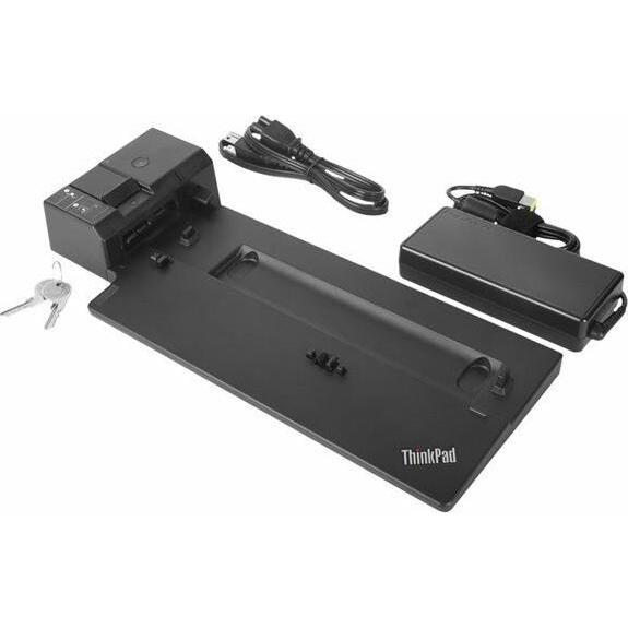 Thumbnail - Lenovo Thinkpad Ultra Dock (Docking Port, 4 Ports), Dockingstation + USB Hub, Schwarz