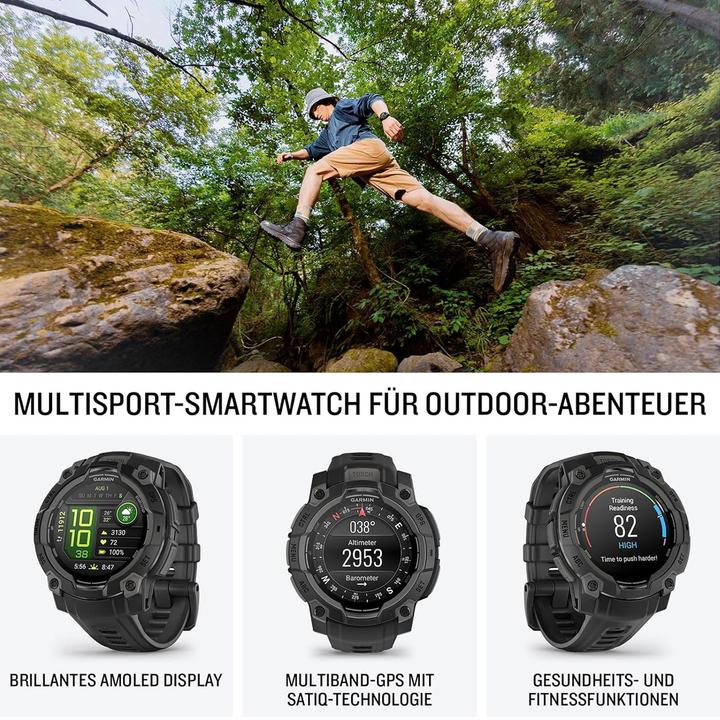 Actual product image Garmin Instinct 3 AMOLED 45mm (45 mm, WLAN only)