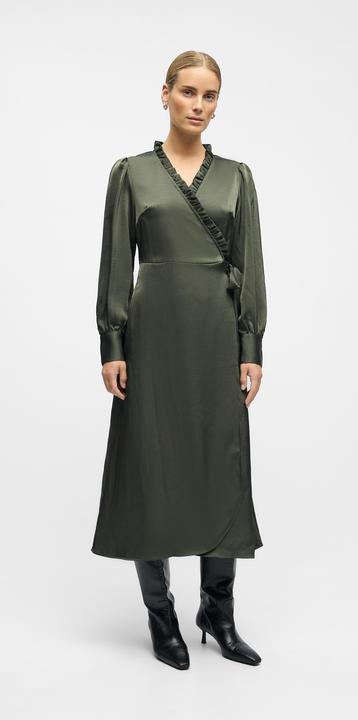 Image du produit Object Maxi-Länge Kleid mit V-Ausschnitt (38)