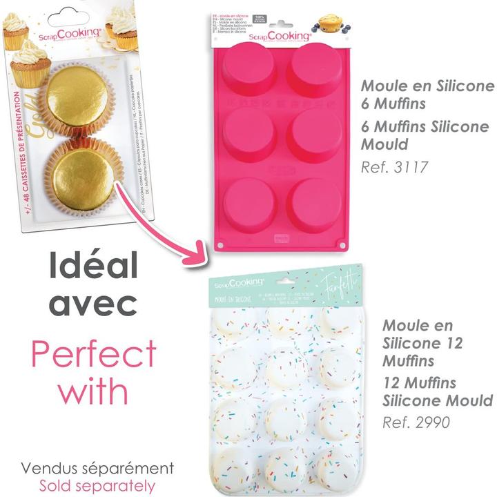 Image du produit ScrapCooking Papierförmchen diverse (5 cm)