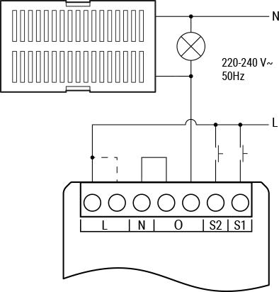 Produktbild Shelly Bypass zu Dimmer Gen 3