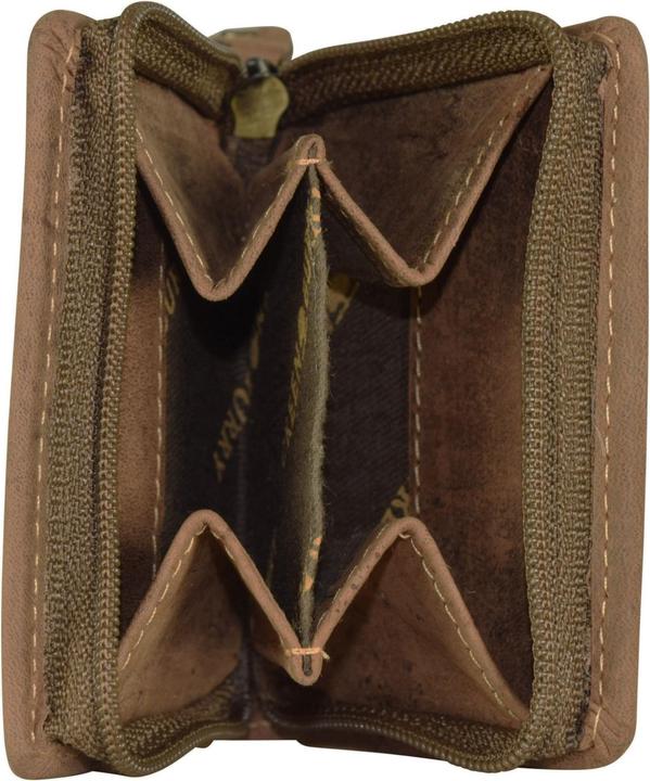 Produktbild Greenburry Vintage Münzbörse Leder 7 cm