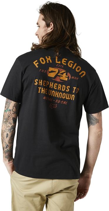 Actual product image Fox Tee 22 At Bay Ss Premium Blk M (M)