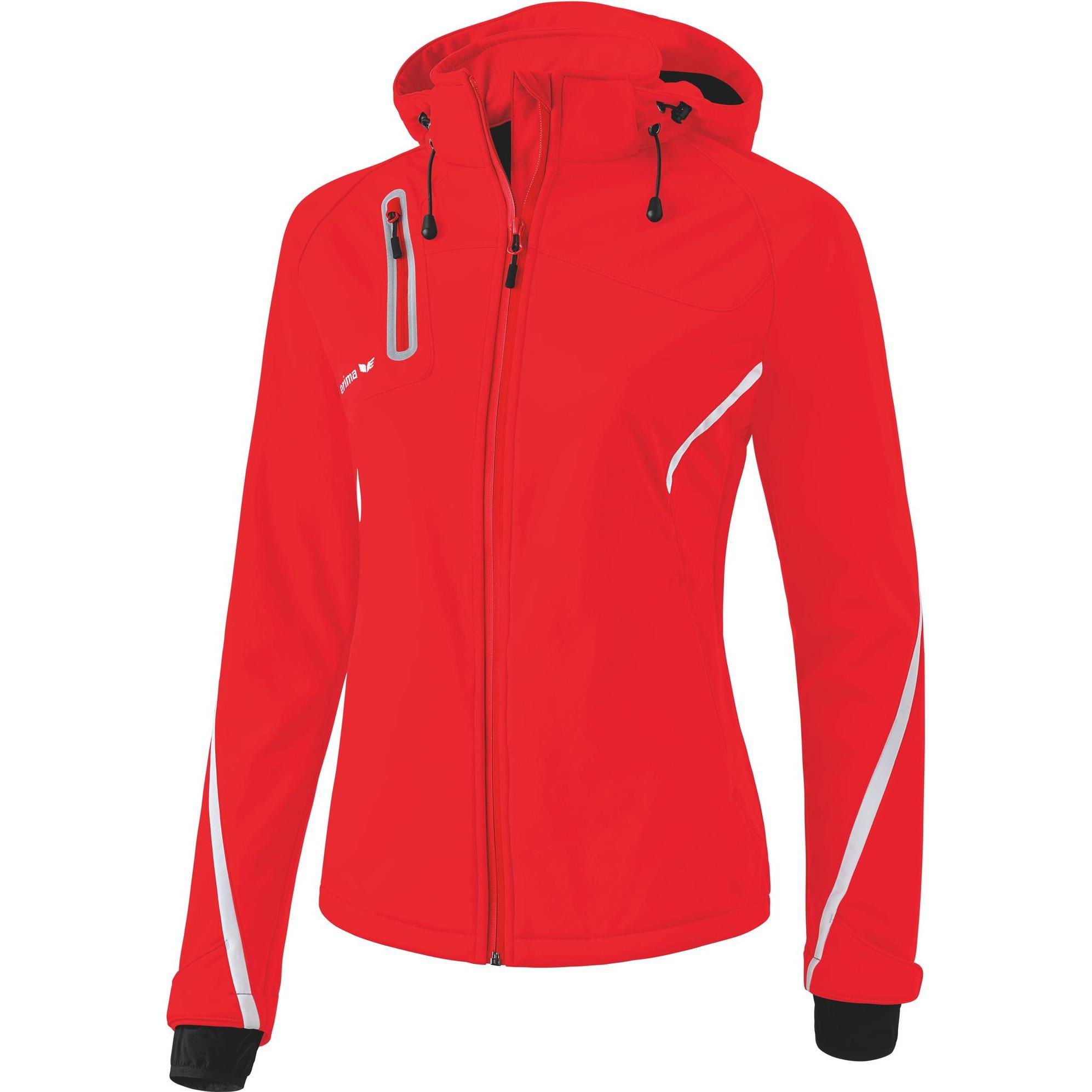 Erima, Damen, Jacke, Softshelljacke Function (36), Rot, 36