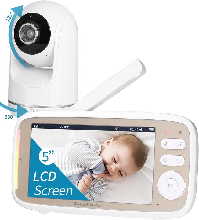 Produktbild Zawaer Babyphone mit Kamera (Babyphone mit Kamera, 400 m)