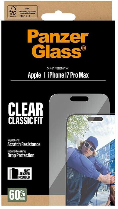Produktbild PanzerGlass Classic Fit (1 Stück, Apple iPhone 17 Pro Max)