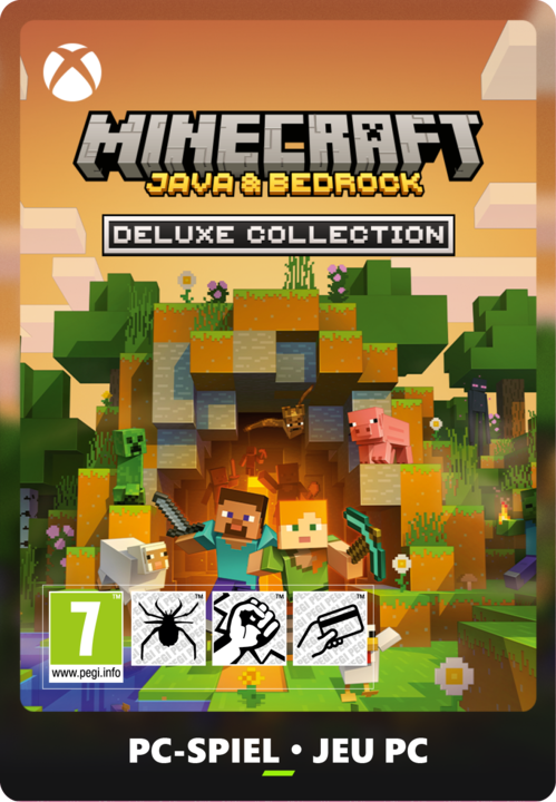 Produktbild Microsoft Minecraft: Java and Bedrock Deluxe Collection (PC)
