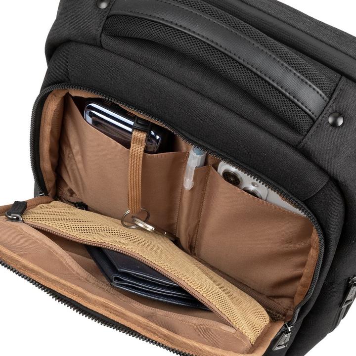 Produktbild Rivacase ECO Laptop Rucksack 14 Zoll kompatibel mit MacBook Air 15-28 x 41 x 17,5 cm - robustes Hand (15", Universal)