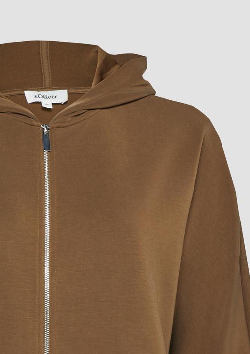 Produktbild s.Oliver Sweatjacke aus Scuba mit weitem 3/4-Arm (52)
