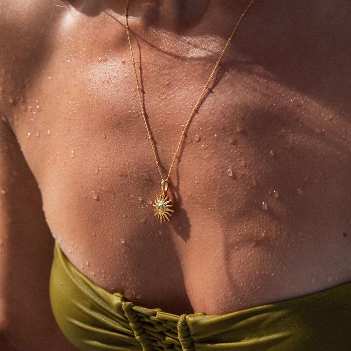 Produktbild Purelei Sun Kette (Edelstahl 18K vergoldet, 50 - 55 cm)