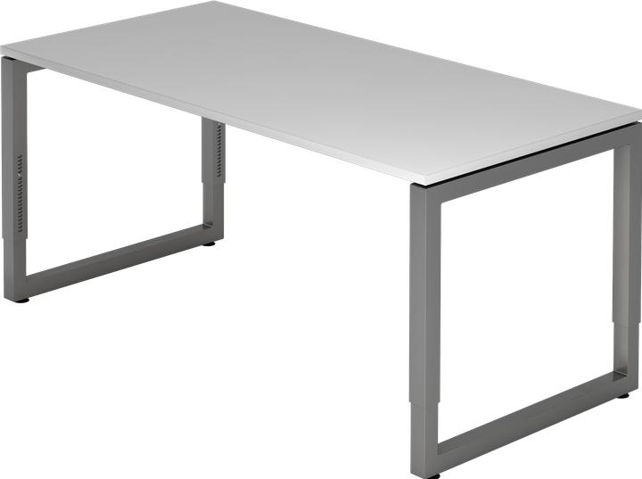 Image du produit MC Bureau MyTable R avec cadre en graphite (1600 x 800 x 650 mm)
