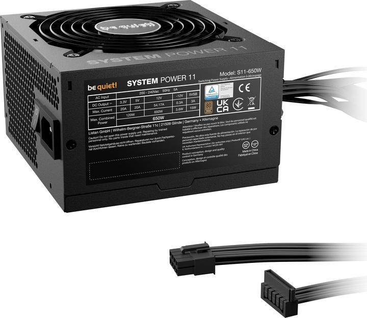 Actual product image be quiet! System Power 11 (650 W)