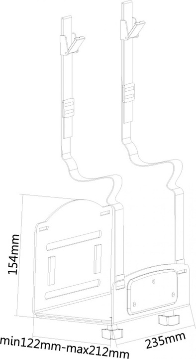 Produktbild Neomounts CPU mount CPU-W100BLACK