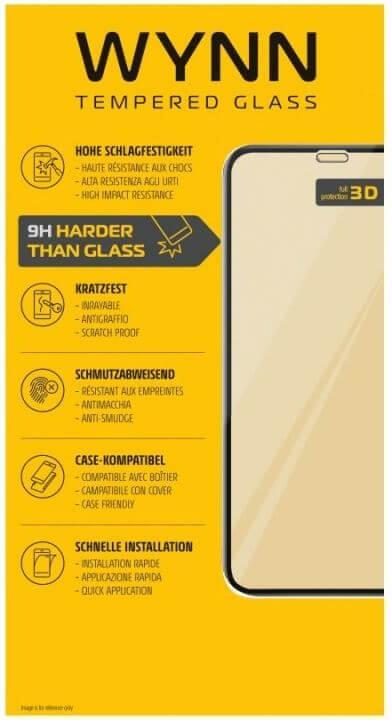 Actual product image Wynn Electronics 3D Curved Schutzglas Samsung Galaxy S20 Case friendly (1 Piece, Samsung Galaxy S20 5G)