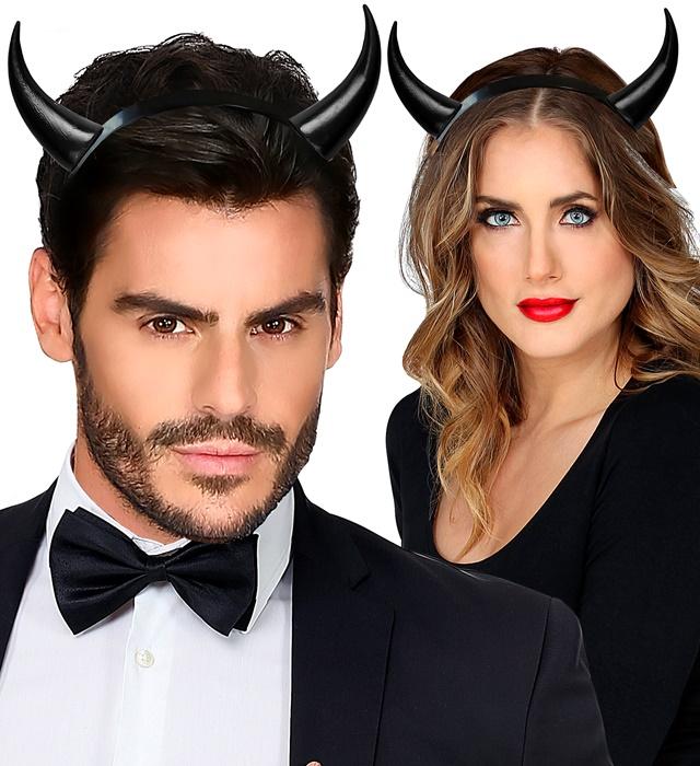 Immagine prodotto Magni Cerchietto nero con corna da diavolo (Taglia unica)