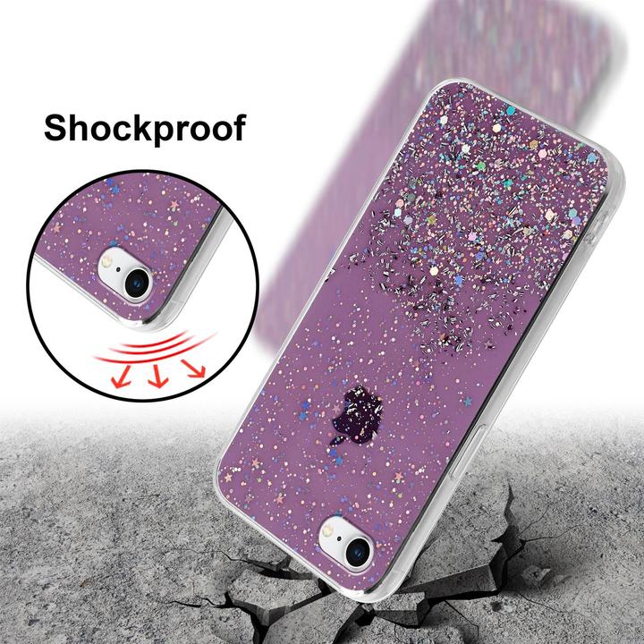 Immagine prodotto Cadorabo Copertura in TPU scintillante (Apple iPhone 7, Apple iPhone SE (seconda generazione))