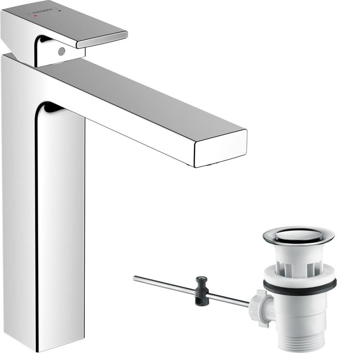 Produktbild hansgrohe HG EH-WT-MI VERNIS Shape 190 m Zugstangen-Ablaufgarnitur 1 1/4Zoll ch