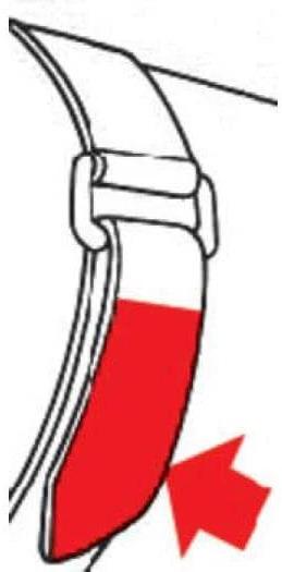 Produktbild Fastech Schlaufenband FAST-VSTRAP 25 x 240 mm, Schwarz/Rot (25.25 mm)