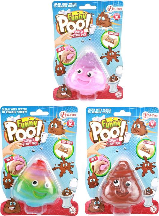 Actual product image Toi-Toys Funny, sticky, stretchy, smiling faeces