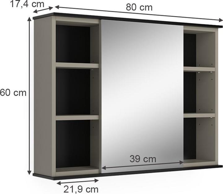 Immagine prodotto Vicco Joli (80 x 17.40 x 60 cm)