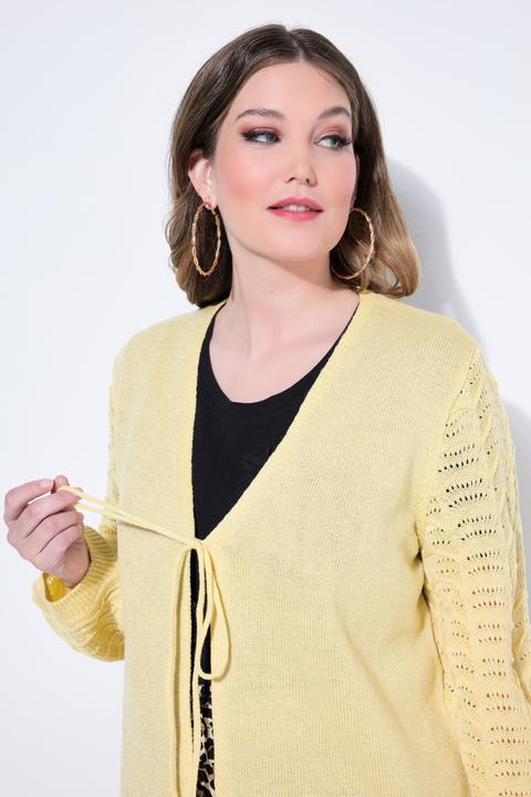 Produktbild Miamoda Strickjacke, Komfort Fit, Glitzerstrick, Ballon-Langarm (54, 56)