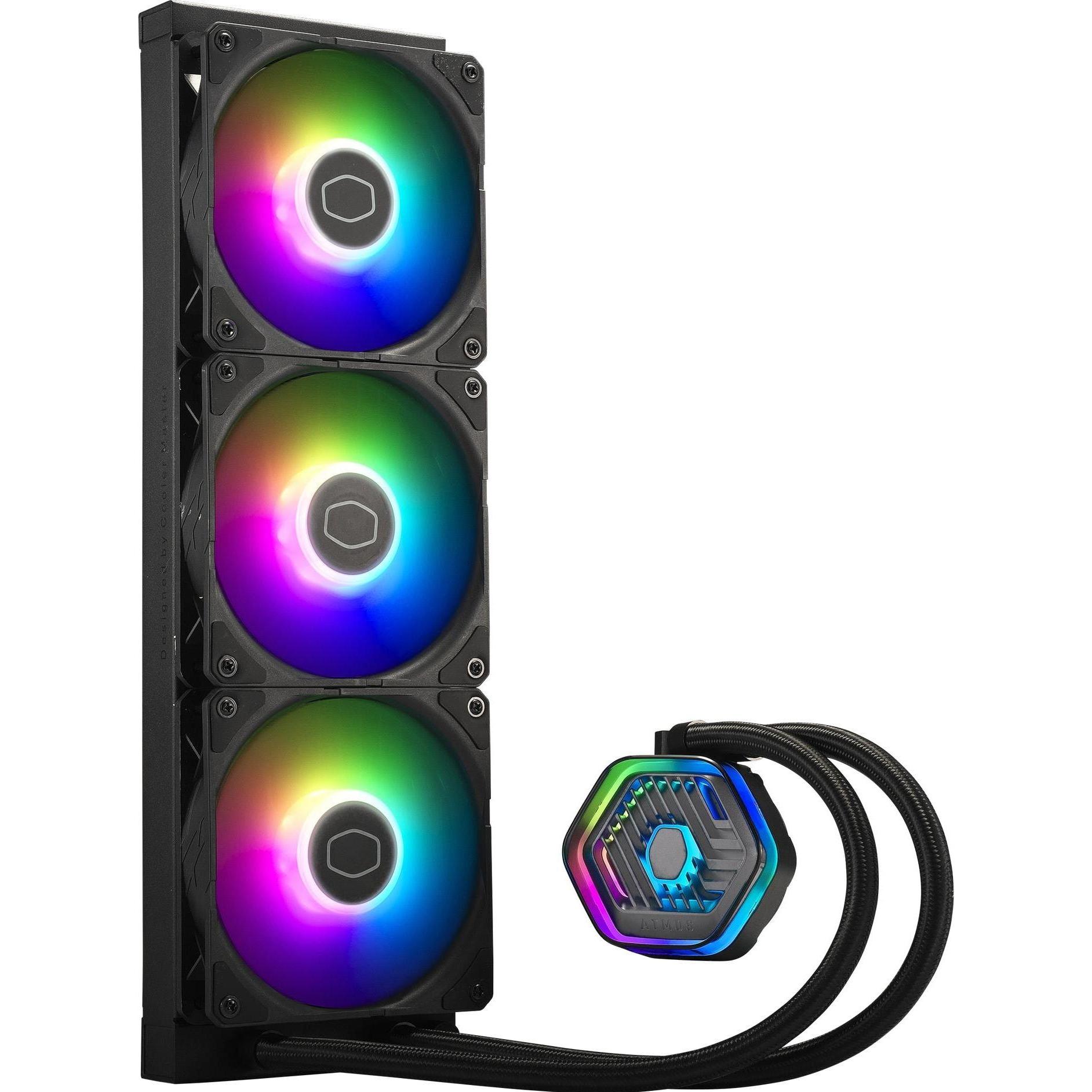 Thumbnail - Cooler Master MasterLiquid 360Atmos, CPU Wasserkühler, Schwarz