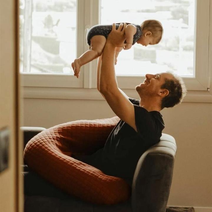 Image du produit Beaba Big Flopsy Housse en coton rouge (170 cm)