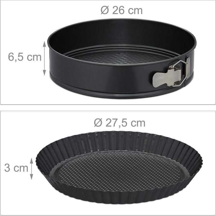 Produktbild Relaxdays Backformset 5tlg.