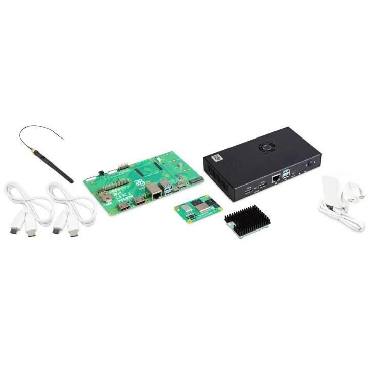Raspberry Pi Kit di sviluppo ufficiale Compute Module 5, Scheda + Kit di sviluppo