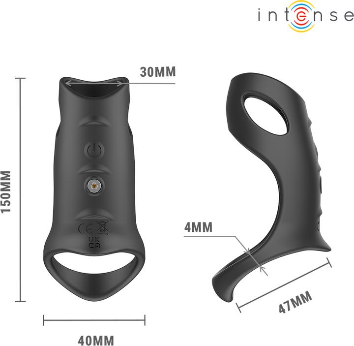 Produktbild Intense - Jerome Verstellbarer Vibrierender Penisring Modell 12