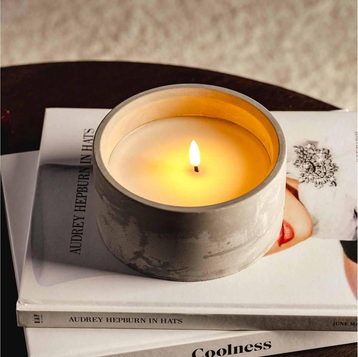 Produktbild Leonardo Kerze Silenzio LED, 8 cm, Grau (1x)