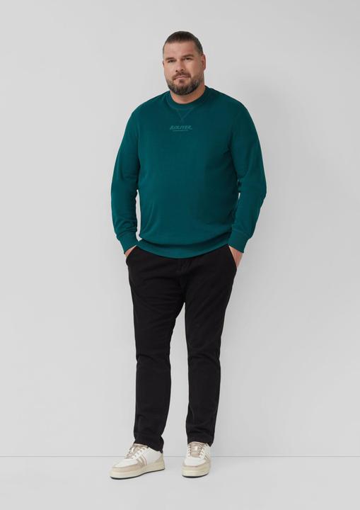 Produktbild s.Oliver Sweatshirt Wärmendes Sweatshirt mit Logo-Artwork (5XL)