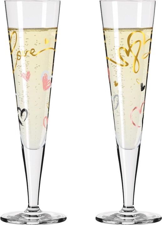 Actual product image Ritzenhoff Gold Night (20.50 cl, 2 Glasses, Champagne glasses)