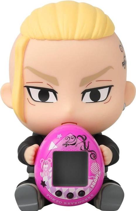 Actual product image Bandai Namco BANDAI - TAMAGOTCHI Tokyo Revengers Draken Version With Hugmy Figure | 4cm Virtual Pet Based On Toky