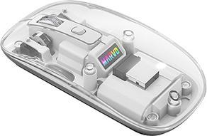 Actual product image Marvo PRISM B10 weiss / Kabellose Maus / optisch / 1600 DPI / 4 Tasten / USB 2,4 GHz / Bluetooth (Wireless)