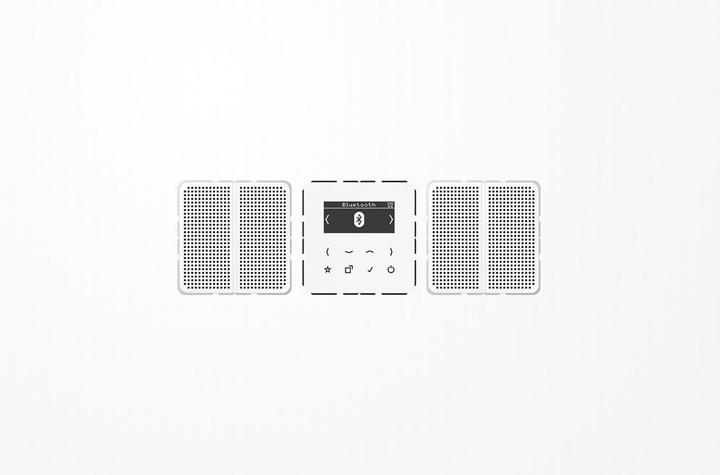 Actual product image JUNG DABCD2BTWW Smart RadioDA (DAB+, FM, Bluetooth, Wi-Fi)