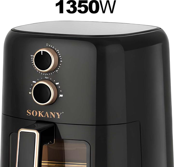 Produktbild Sokany Heissluftfritteuse 5L 1350W bis 200°C