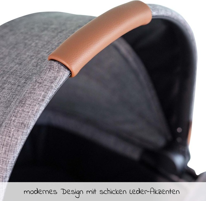 Produktbild ABC Design Kinderwagenaufsätze Babywanne für Buggy Flash - Woven Graphite