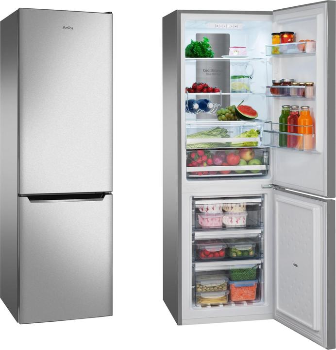 Produktbild Amica KGCN 387 140 E Ed-Look Kühlkombi D 161/70L 171x54x57,6 cm NoFrost (231 l)